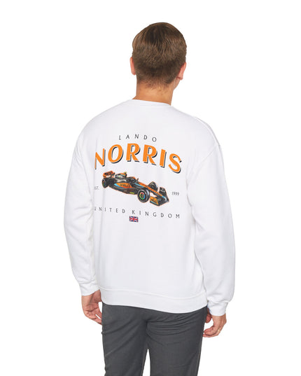 Lando Norris, F1 Racing Driver, Grand Prix, Formula One Sweatshirt  (Two Side)