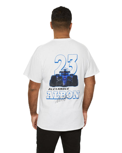 Alexander Albon, F1 Racing Driver, Grand Prix, Formula One (Two Side) T-Shirt