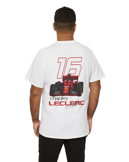 Charles Leclerc, F1 Racing Driver, Grand Prix, Formula One (Two Side) T-Shirt