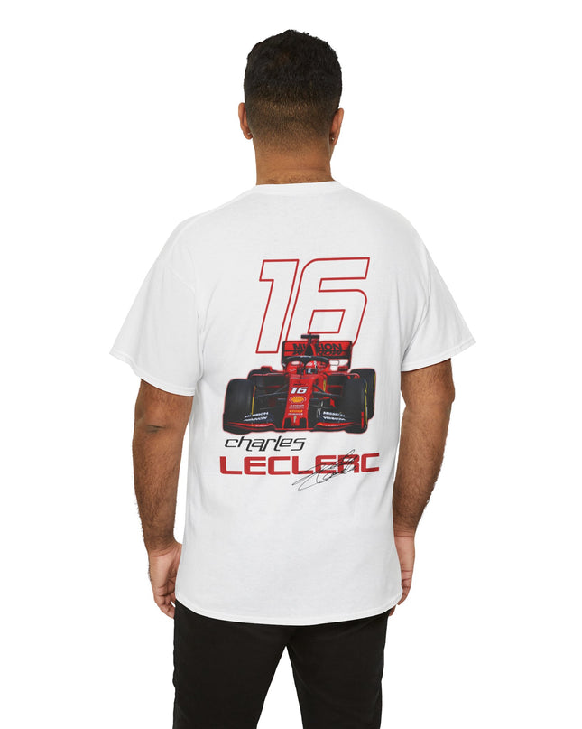 Charles Leclerc, F1 Racing Driver, Grand Prix, Formula One (Two Side) T-Shirt