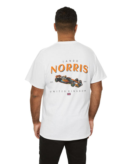 Lando Norris, F1 Racing Driver, Grand Prix, Formula One (Two Side) T-Shirt