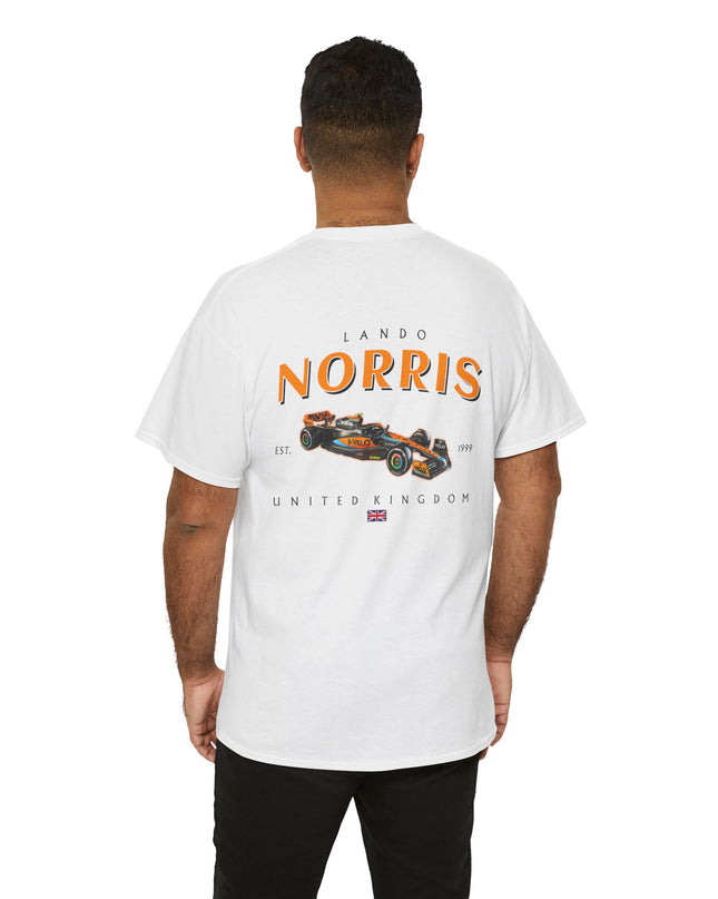 Lando Norris, F1 Racing Driver, Grand Prix, Formula One (Two Side) T-Shirt