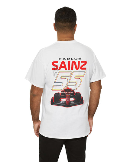 Carlos Sainz, F1 Racing Driver, Grand Prix, Formula One (Two Side) T-Shirt