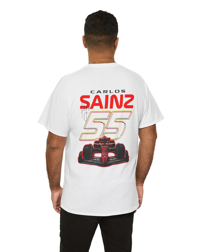 Carlos Sainz, F1 Racing Driver, Grand Prix, Formula One (Two Side) T-Shirt