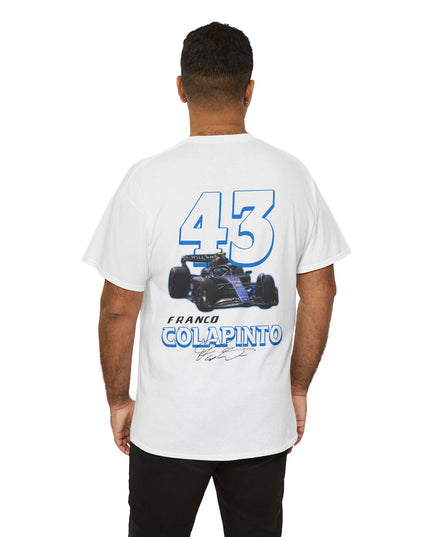 Franco Colapinto, F1 Racing Driver, Grand Prix, Formula One (Two Side) T-Shirt