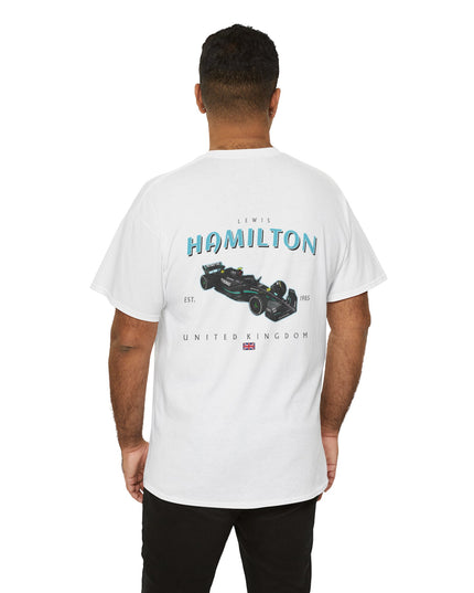 Lewis Hamilton, F1 Racing Driver, Grand Prix, Formula One (One Side) T-Shirt