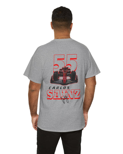 Carlos Sainz, F1 Racing Driver, Grand Prix, Formula One (Two Side) T-Shirt