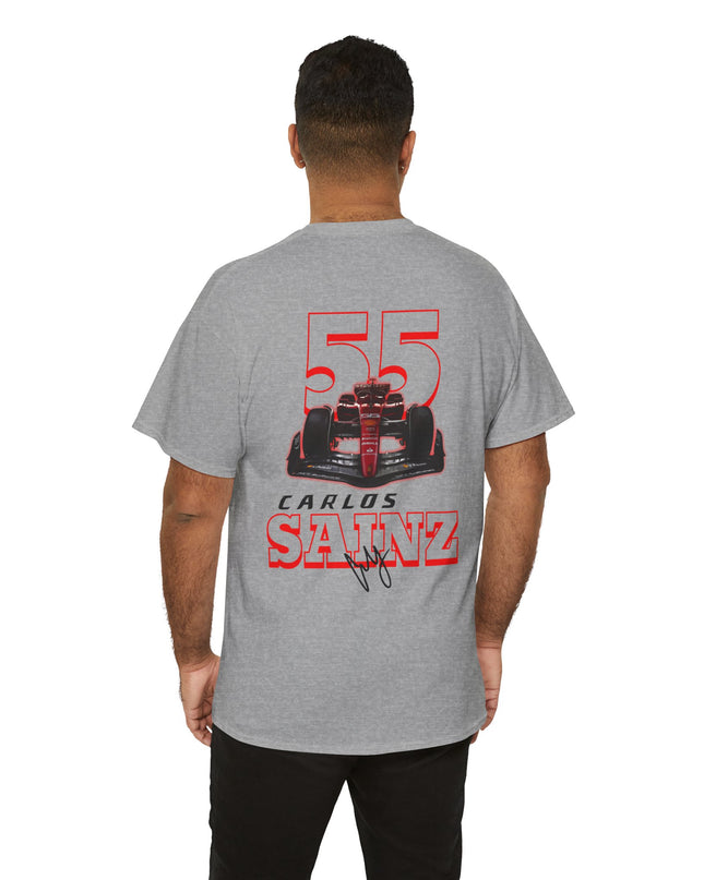 Carlos Sainz, F1 Racing Driver, Grand Prix, Formula One (Two Side) T-Shirt