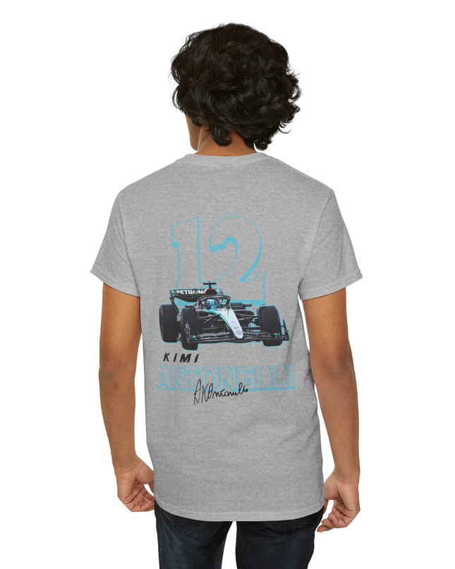 Kimi Antonelli, F1 Racing Driver, Grand Prix, Formula One (Two Side) T-Shirt