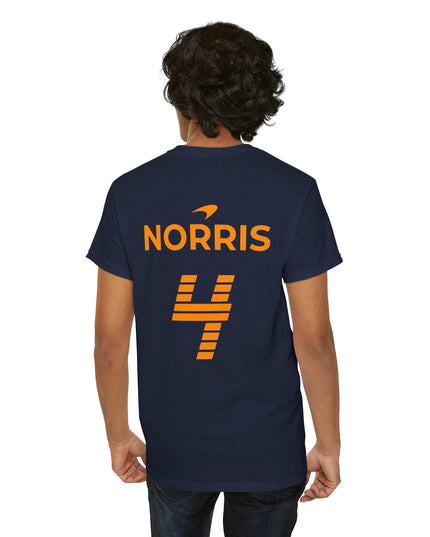 Lando Norris, F1 Racing Driver, Grand Prix, Formula One (One Side) T-Shirt