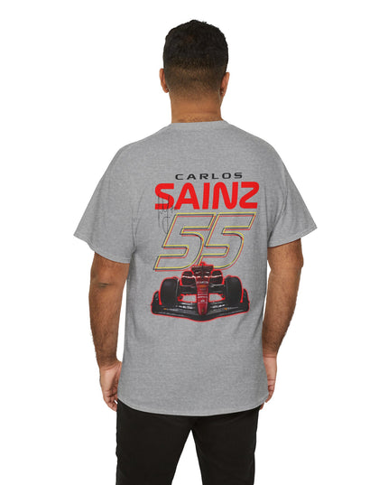 Carlos Sainz, F1 Racing Driver, Grand Prix, Formula One (Two Side) T-Shirt