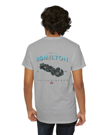 Lewis Hamilton, F1 Racing Driver, Grand Prix, Formula One (One Side) T-Shirt