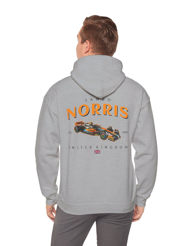 Lando Norris, F1 Racing Driver, Grand Prix, Formula One (Two Side) Hoodie