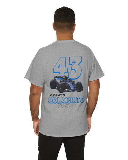 Franco Colapinto, F1 Racing Driver, Grand Prix, Formula One (Two Side) T-Shirt