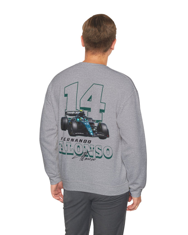 Fernando Alonso, F1 Racing Driver, Grand Prix, Formula One Sweatshirt  (Two Side)