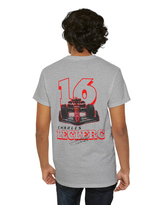 Charles Leclerc, F1 Racing Driver, Grand Prix, Formula One (Two Side) T-Shirt