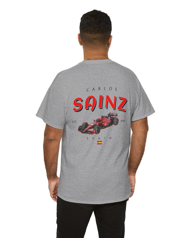 Carlos Sainz, F1 Racing Driver, Grand Prix, Formula One (Two Side) T-Shirt