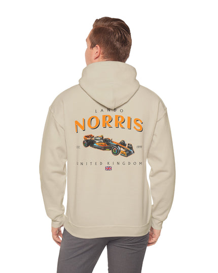 Lando Norris, F1 Racing Driver, Grand Prix, Formula One (Two Side) Hoodie