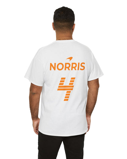 Lando Norris, F1 Racing Driver, Grand Prix, Formula One (One Side) T-Shirt