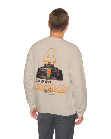 Lando Norris, F1 Racing Driver, Grand Prix, Formula One Sweatshirt  (Two Side)