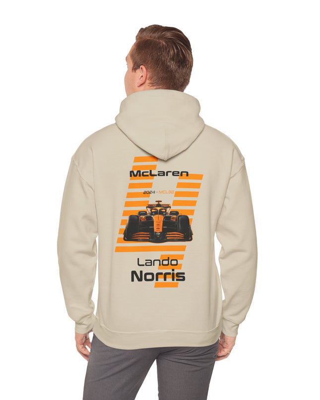 Lando Norris, F1 Racing Driver, Grand Prix, Formula One (Two Side) Hoodie