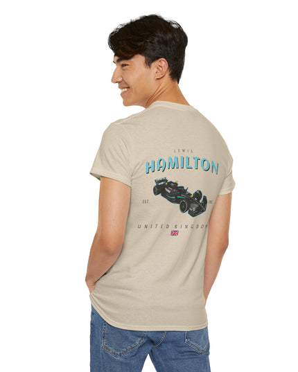 Lewis Hamilton, F1 Racing Driver, Grand Prix, Formula One (One Side) T-Shirt