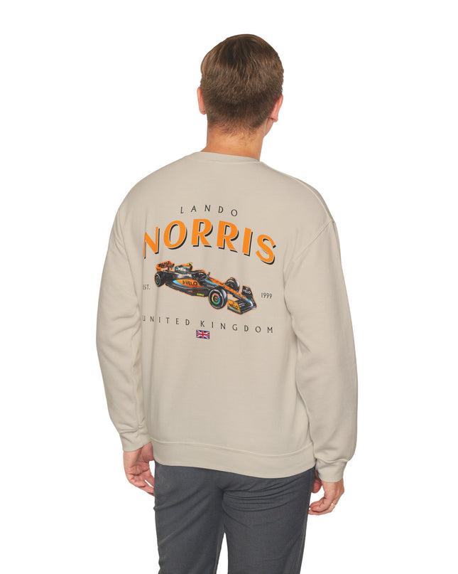 Lando Norris, F1 Racing Driver, Grand Prix, Formula One Sweatshirt  (Two Side)