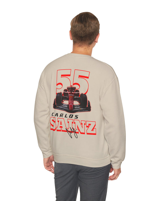 Carlos Sainz, F1 Racing Driver, Grand Prix, Formula One Sweatshirt  (Two Side)