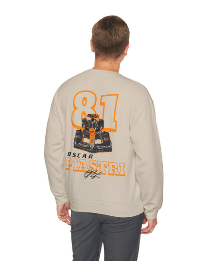 Oscar Piastri, F1 Racing Driver, Grand Prix, Formula One Sweatshirt  (Two Side)