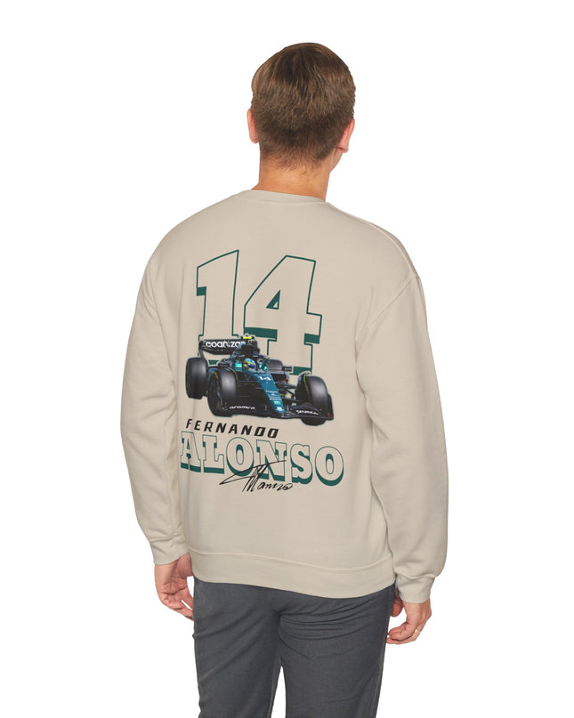 Fernando Alonso, F1 Racing Driver, Grand Prix, Formula One Sweatshirt  (Two Side)