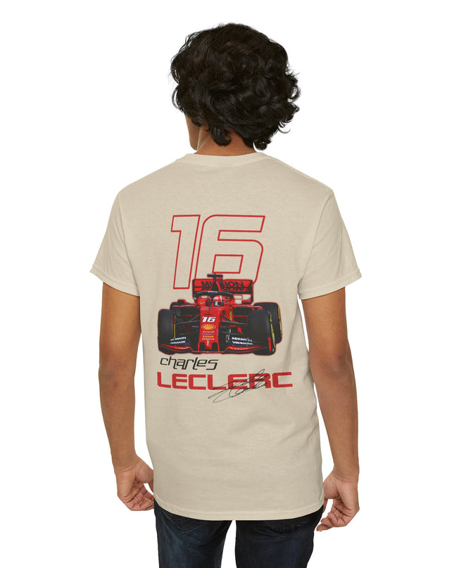 Charles Leclerc, F1 Racing Driver, Grand Prix, Formula One (Two Side) T-Shirt