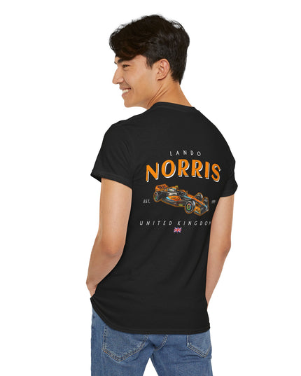 Lando Norris, F1 Racing Driver, Grand Prix, Formula One (Two Side) T-Shirt