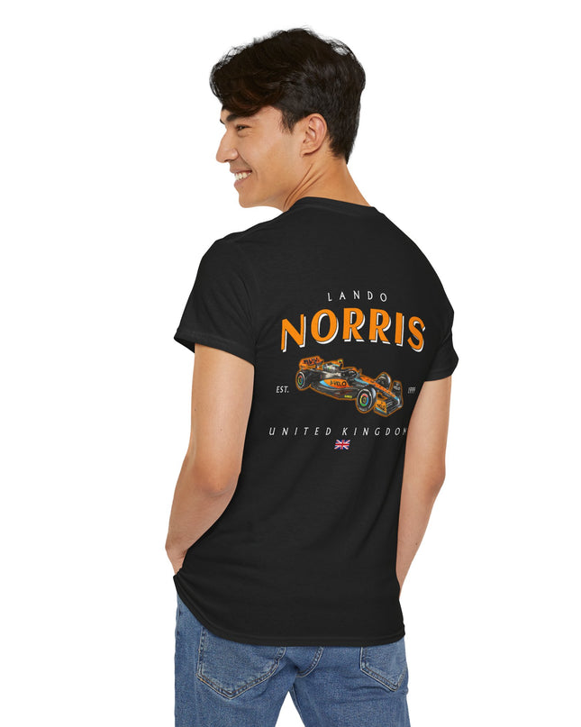 Lando Norris, F1 Racing Driver, Grand Prix, Formula One (Two Side) T-Shirt