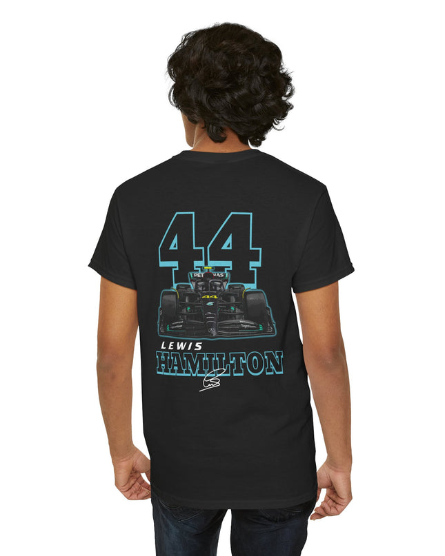 Lewis Hamilton, F1 Racing Driver, Grand Prix, Formula One (Two Side) T-Shirt