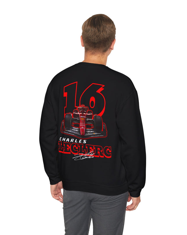 Charles Leclerc, F1 Racing Driver, Grand Prix, Formula One Sweatshirt  (Two Side)