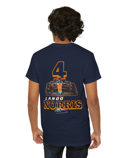 Lando Norris, F1 Racing Driver, Grand Prix, Formula One (Two Side) T-Shirt