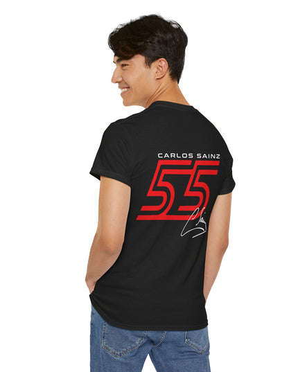 Carlos Sainz, F1 Racing Driver, Grand Prix, Formula One (Two Side) T-Shirt