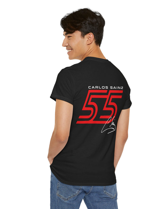 Carlos Sainz, F1 Racing Driver, Grand Prix, Formula One (Two Side) T-Shirt