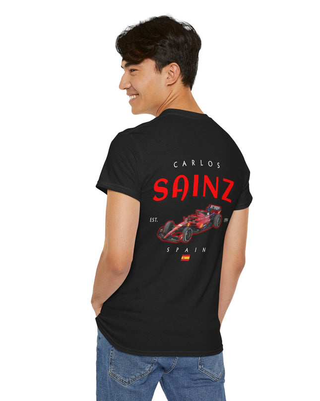 Carlos Sainz, F1 Racing Driver, Grand Prix, Formula One (Two Side) T-Shirt