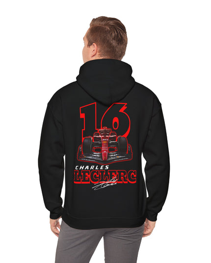 Charles Leclerc, F1 Racing Driver, Grand Prix, Formula One (Two Side) Hoodie