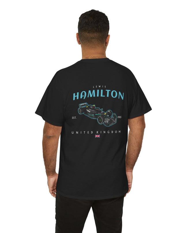 Lewis Hamilton, F1 Racing Driver, Grand Prix, Formula One (One Side) T-Shirt