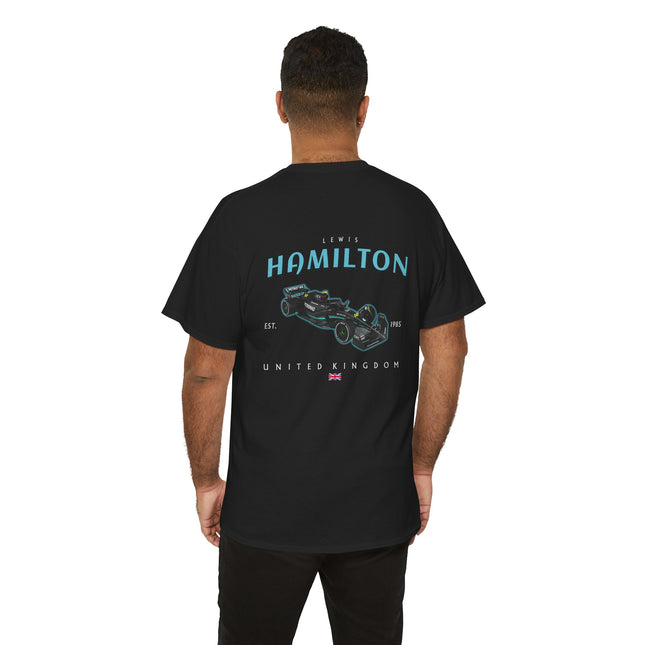 Lewis Hamilton, F1 Racing Driver, Grand Prix, Formula One (One Side) T-Shirt