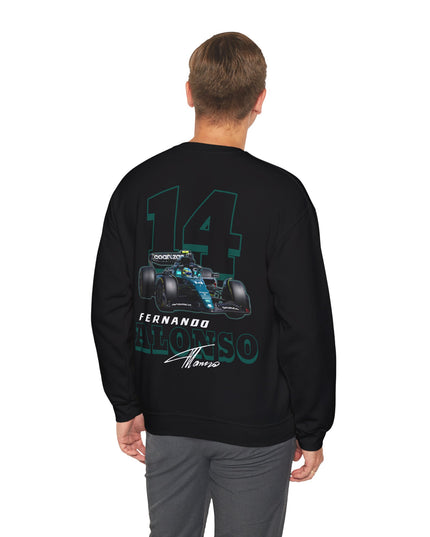 Fernando Alonso, F1 Racing Driver, Grand Prix, Formula One Sweatshirt  (Two Side)