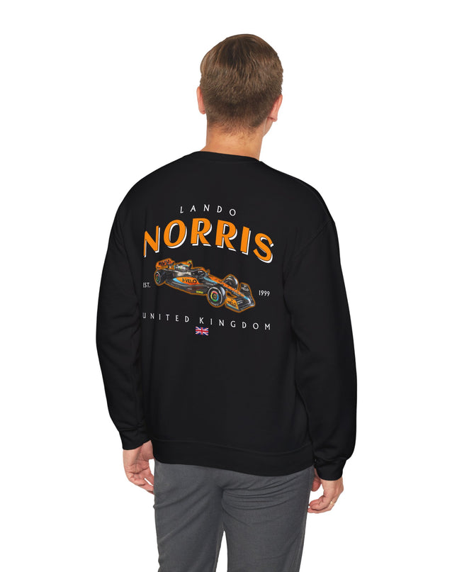 Lando Norris, F1 Racing Driver, Grand Prix, Formula One Sweatshirt  (Two Side)