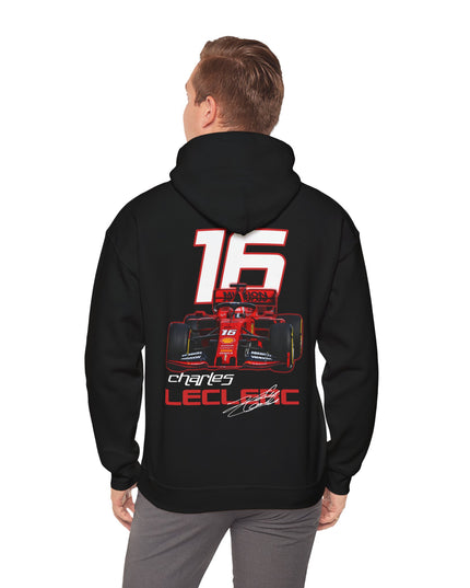 Charles Leclerc, F1 Racing Driver, Grand Prix, Formula One (Two Side) Hoodie