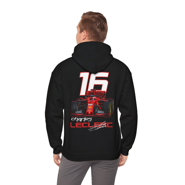 Charles Leclerc, F1 Racing Driver, Grand Prix, Formula One (Two Side) Hoodie