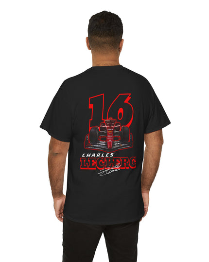 Charles Leclerc, F1 Racing Driver, Grand Prix, Formula One (Two Side) T-Shirt