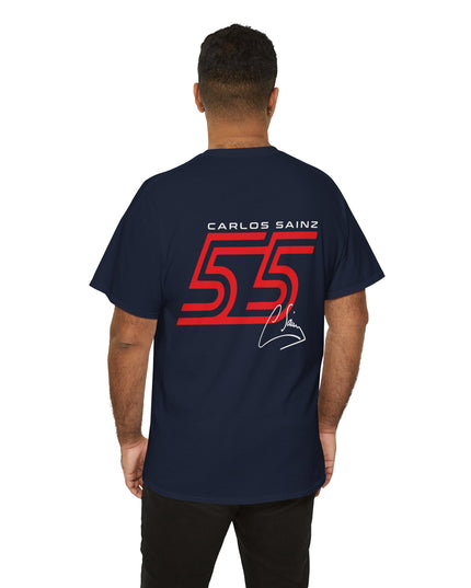 Carlos Sainz, F1 Racing Driver, Grand Prix, Formula One (Two Side) T-Shirt