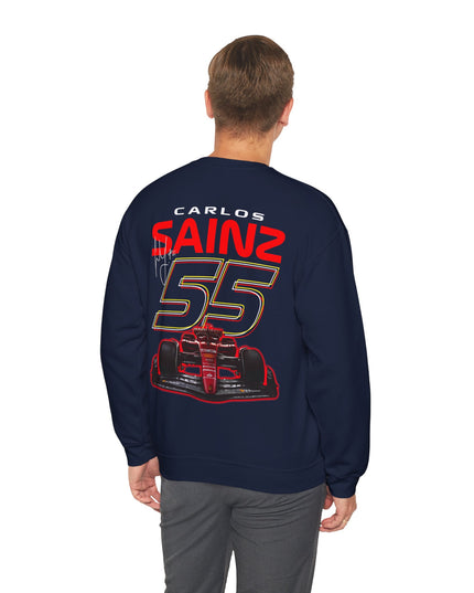 Carlos Sainz, F1 Racing Driver, Grand Prix, Formula One Sweatshirt  (Two Side)