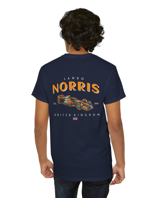 Lando Norris, F1 Racing Driver, Grand Prix, Formula One (Two Side) T-Shirt